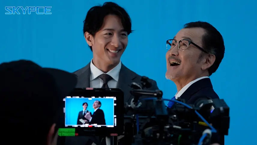 吉田鋼太郎さん、大貫勇輔さん出演 営業名刺管理 SKYPCE 商品CMメイキング映像