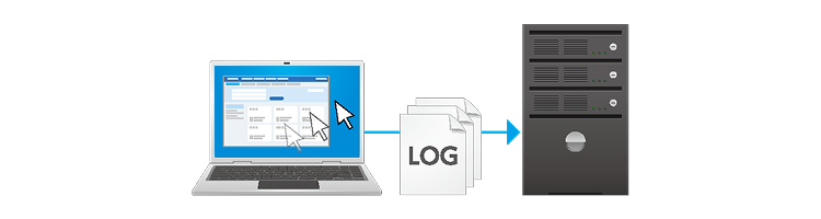 操作ログダウンロードのイメージ